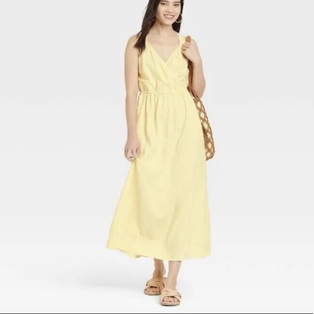universal thread yellow maxi dress